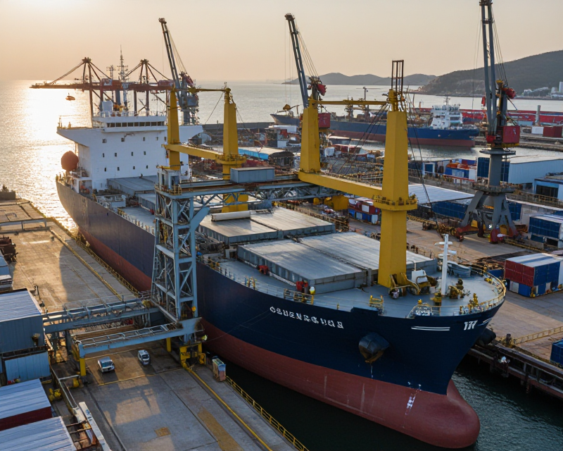 Majestic Shipyard at Golden Hour