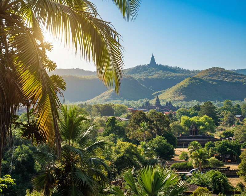 Tropical Landscape in Cambodia