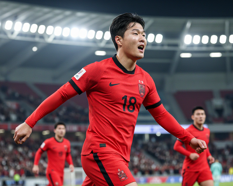 Victory Celebration of Korean Football