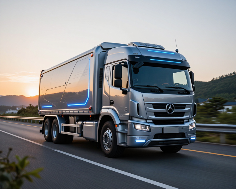 Futuristic Autonomous Truck in Korea