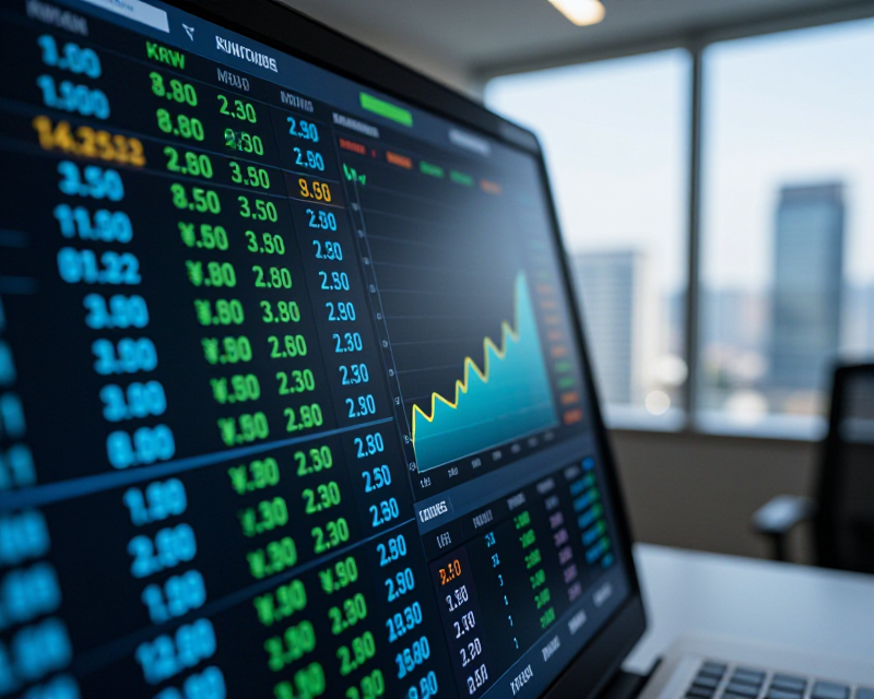 Financial growth concept