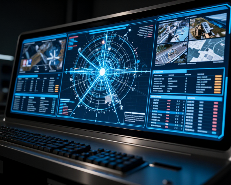 High-tech Security Command Center