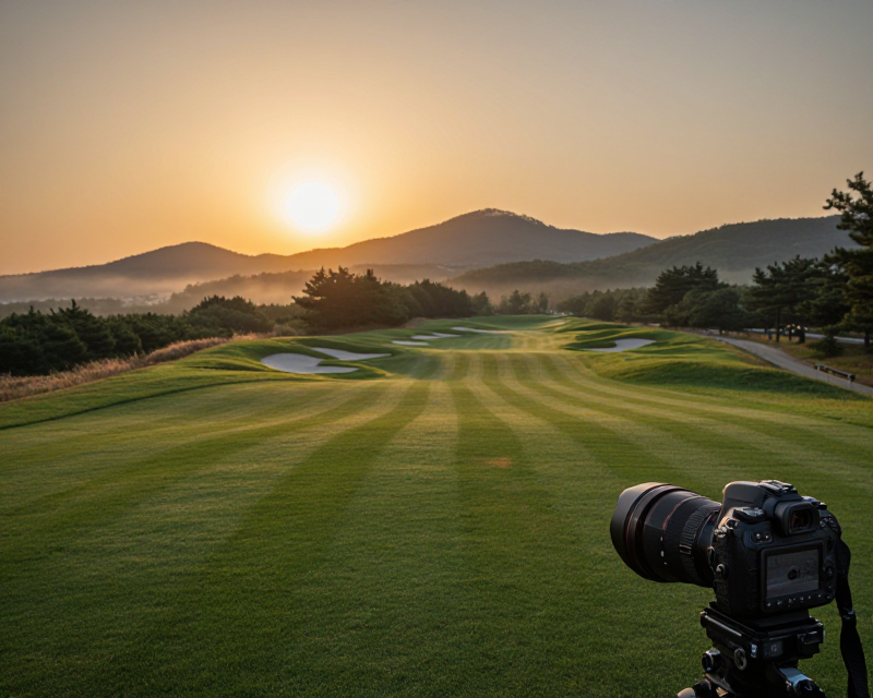 Cinematic Golf Course Landscape