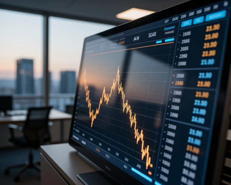 Financial Market Trend Visualization