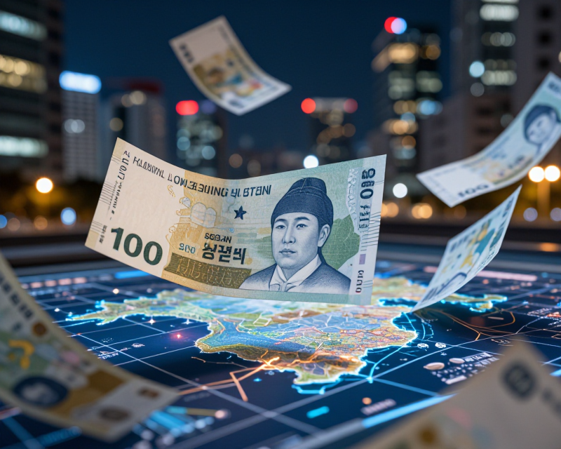Symbolic Korean Won Globalization