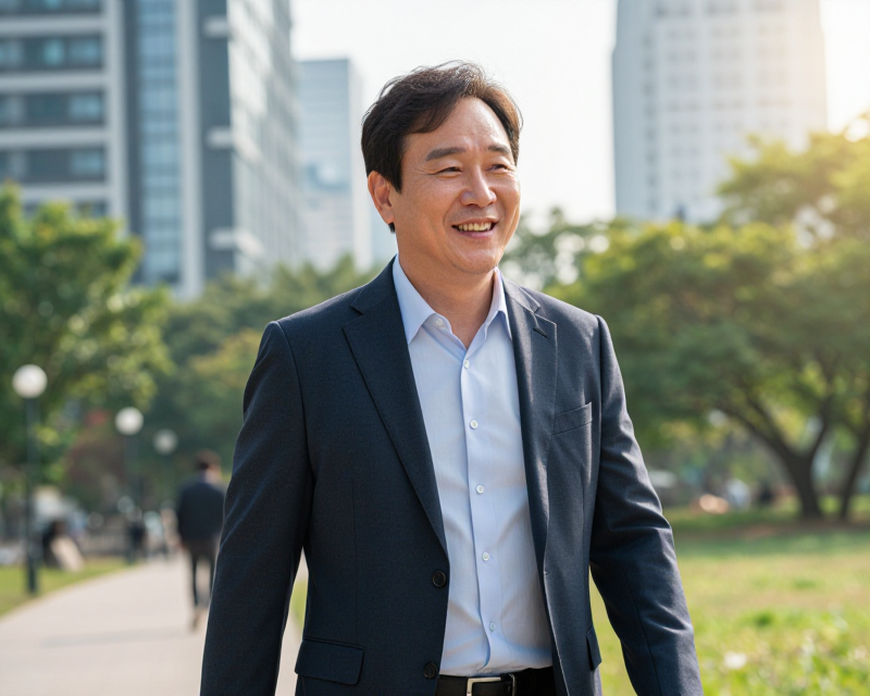Energetic Senior in Seoul