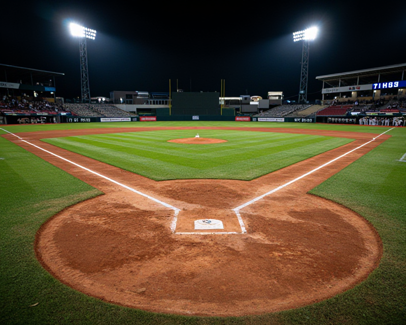 Professional Baseball Stadium Atmosphere