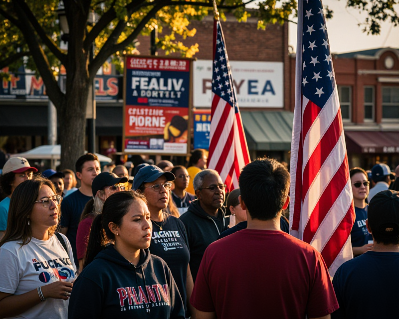 Political Campaign Atmosphere