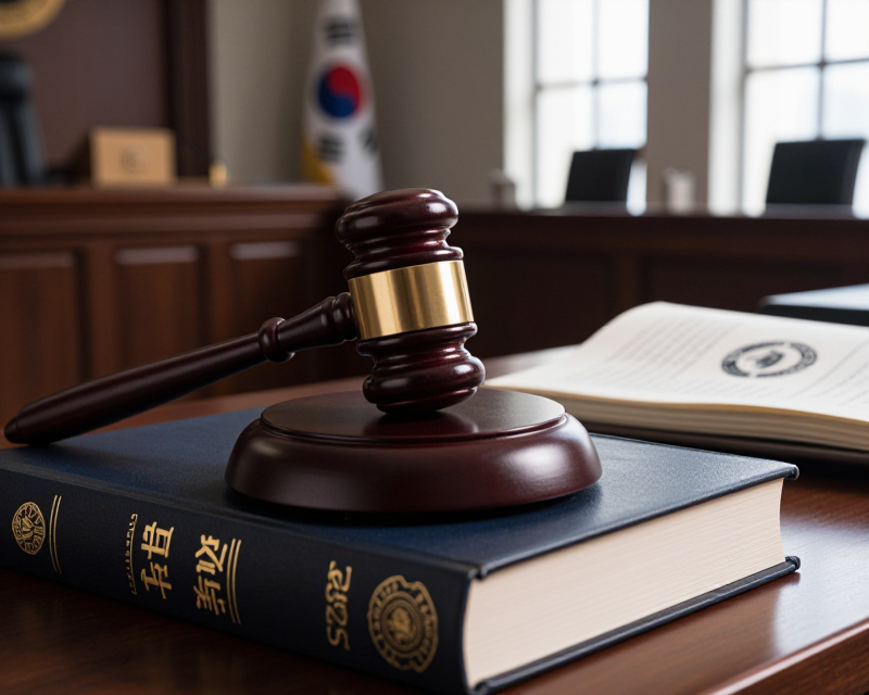 Symbol of International Justice Victory