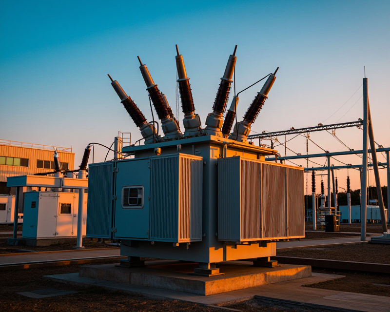Modern Electrical Infrastructure Concept