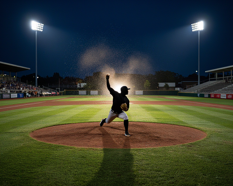 Cinematic Baseball Pitcher